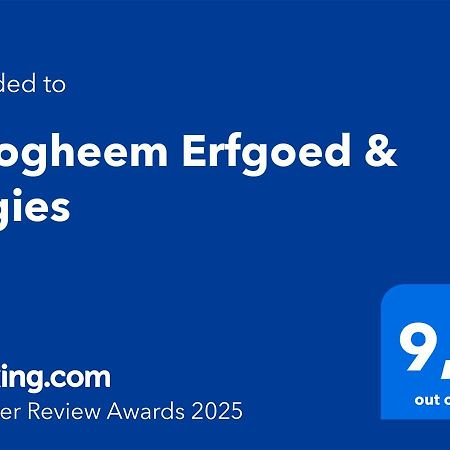 Hoogheem Erfgoed & Logies Villa Nieuwolda-Oost Dış mekan fotoğraf